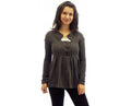 Etta Gray Wool Cardigan — Strouse's