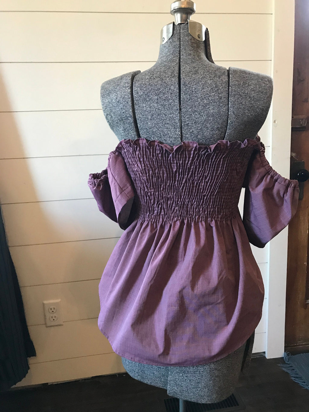 Amara Purple Button-Down Top — view 3
