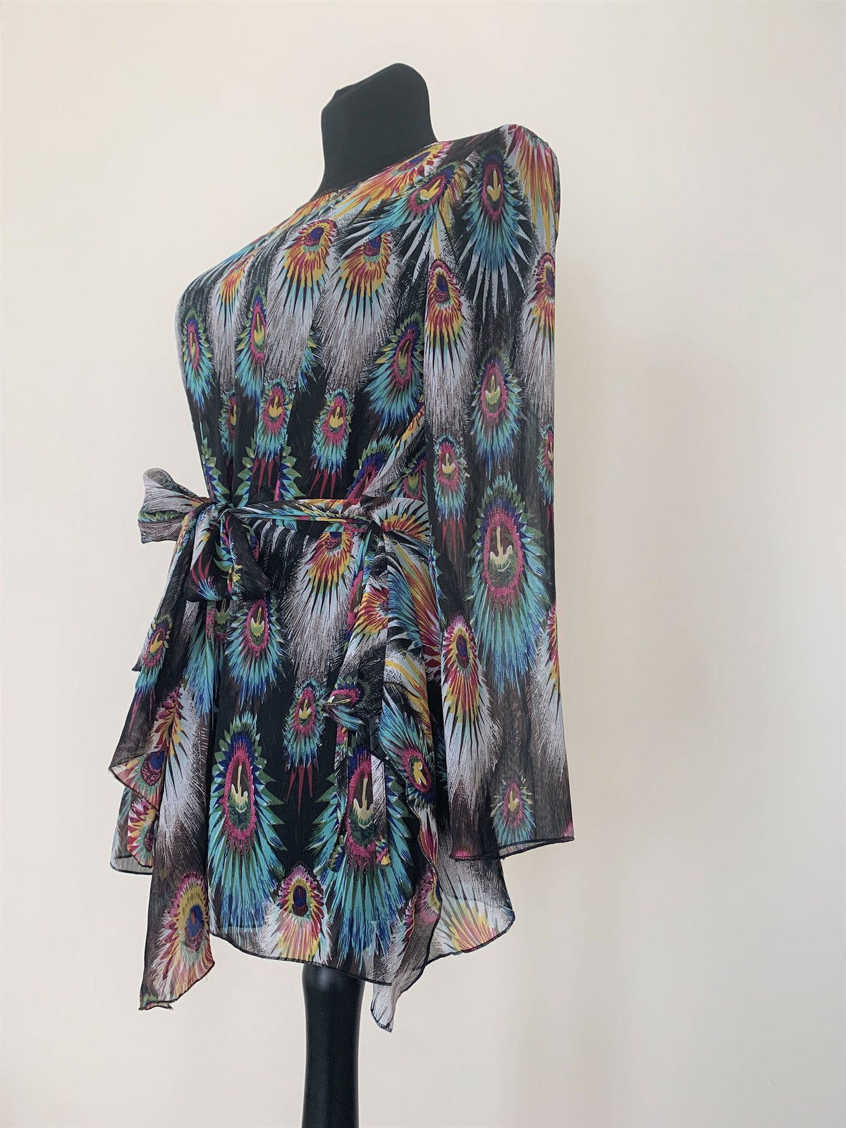 Odette Navy Tunic Shirt — view 3