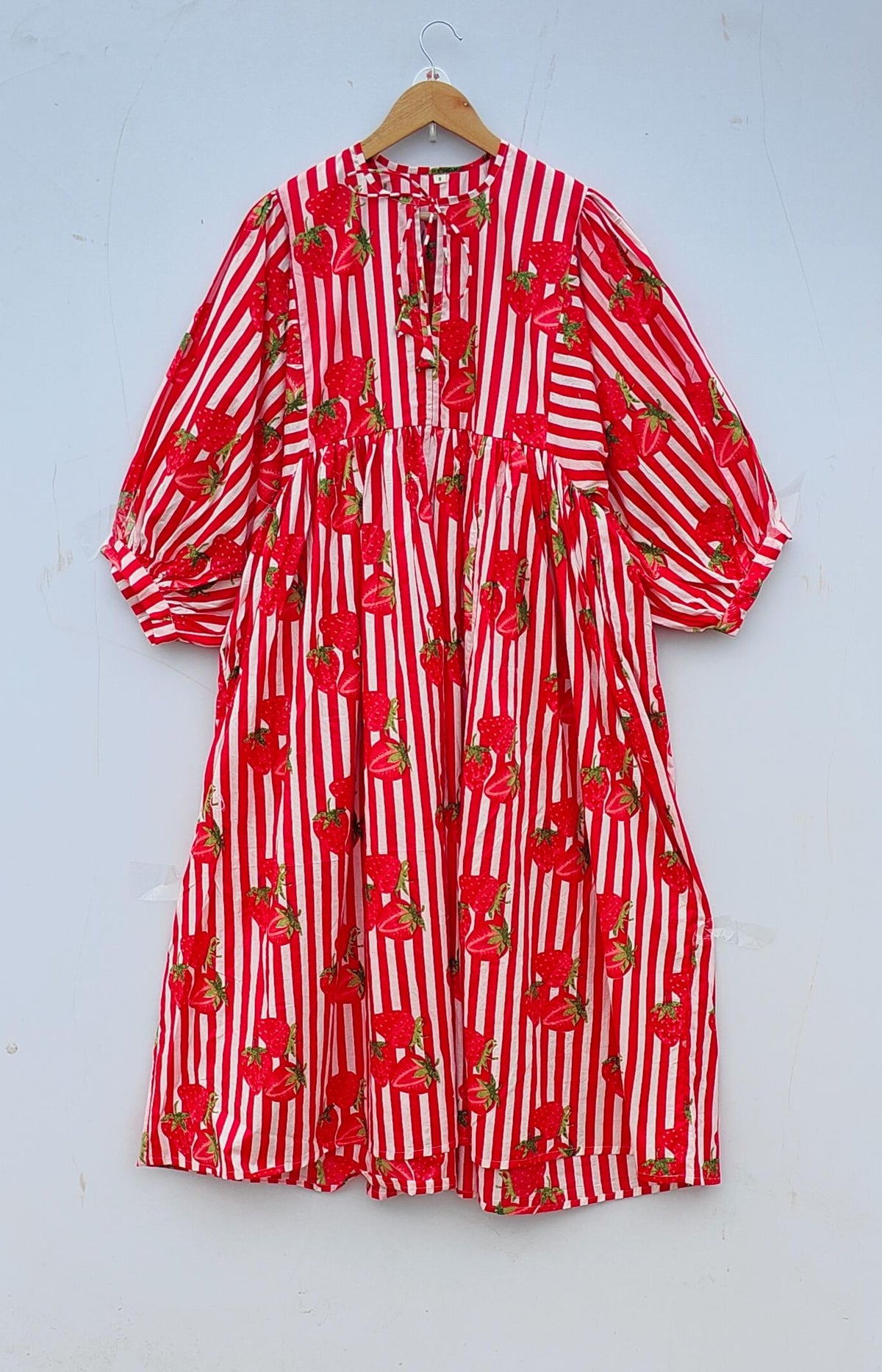 Yvette Floral Cotton Midi Dress — view 2