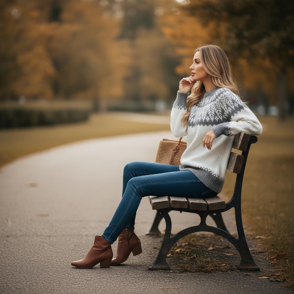 Ellie Gray Wool Sweater — view 3