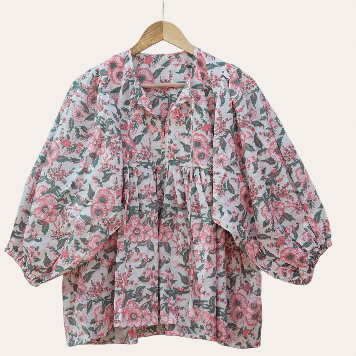 Elsie Floral Cotton Tunic Top — Strouse's