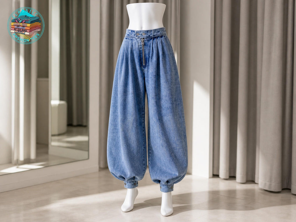 Belle Gray Denim Wide-Leg Jeans — Strouse's