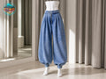 Belle Gray Denim Wide-Leg Jeans — Strouse's