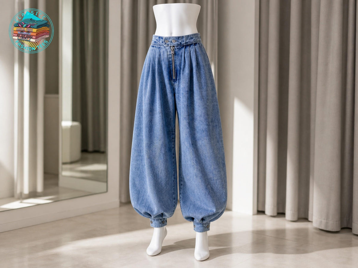 Belle Gray Denim Wide-Leg Jeans — Strouse's