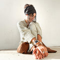 Kit Beige Linen Oversized Cardigan — Strouse's