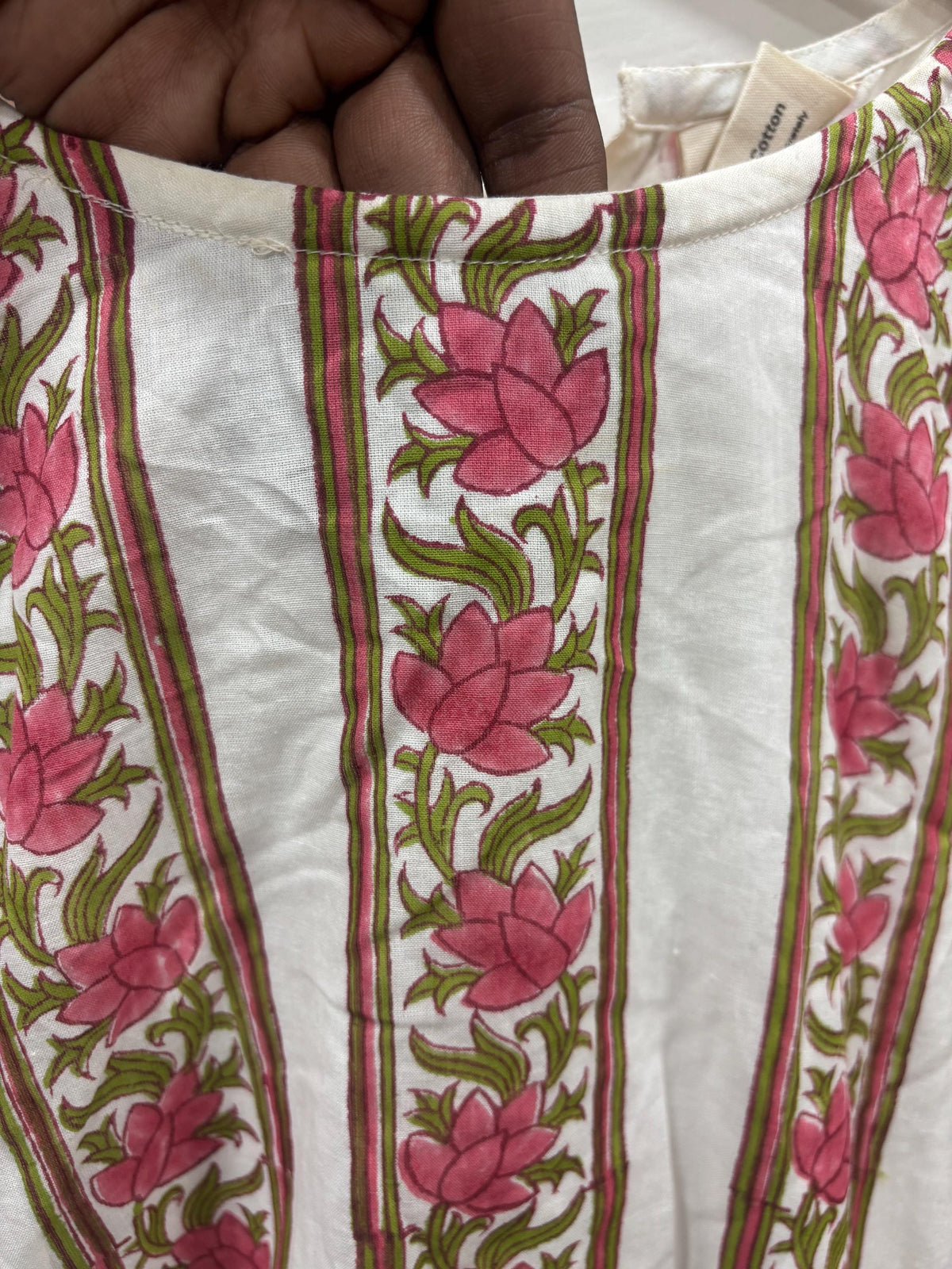 Mae Floral Cotton Midi Dress — view 2