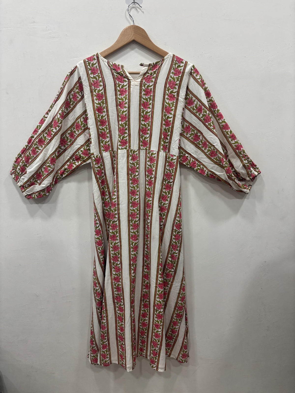 Mae Floral Cotton Midi Dress — view 5