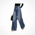 Grace Gray Denim Wide-Leg Jeans — Strouse's