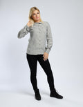 Bianca Striped Linen Button-Down Shirt — Strouse's