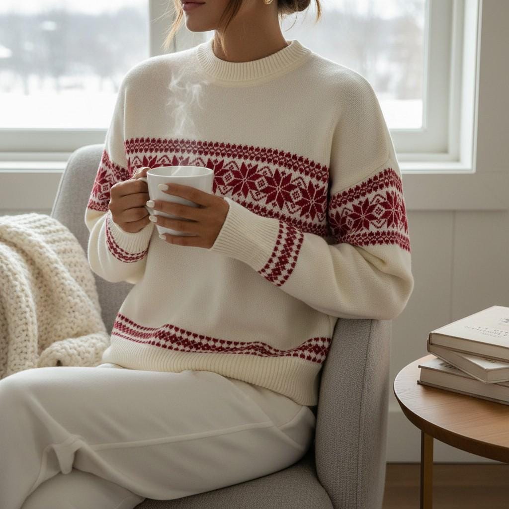 Kenna Cream Knit Sweater — view 2