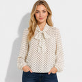 Aria Ivory Puff-Sleeve Shirt — Strouse's