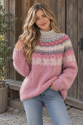 Dina Pink Knit Sweater — Strouse's